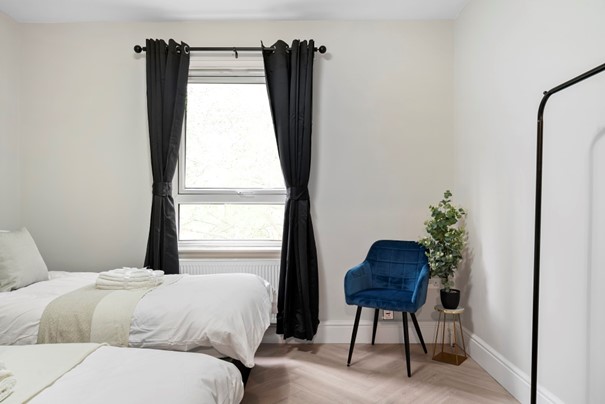 Chambre 1 avec deux lits doubles